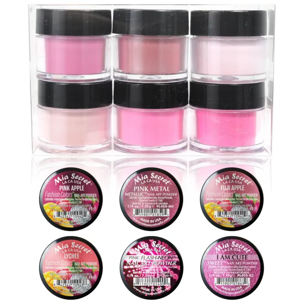Baby Pink Colored Acrylic Powder Collection (Remix series)