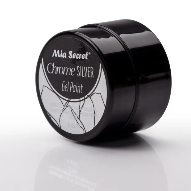 Chrome Silver Gel Paint