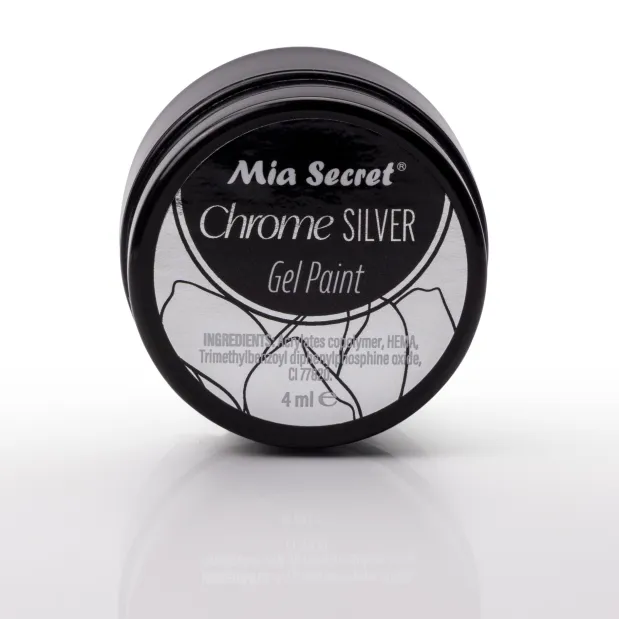 Chrome Silver Gel Paint