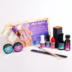 Clear & Pink Acrylic Powder Kit