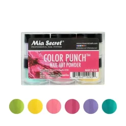 Color Punch Nail Art Powder Collection (6PC)