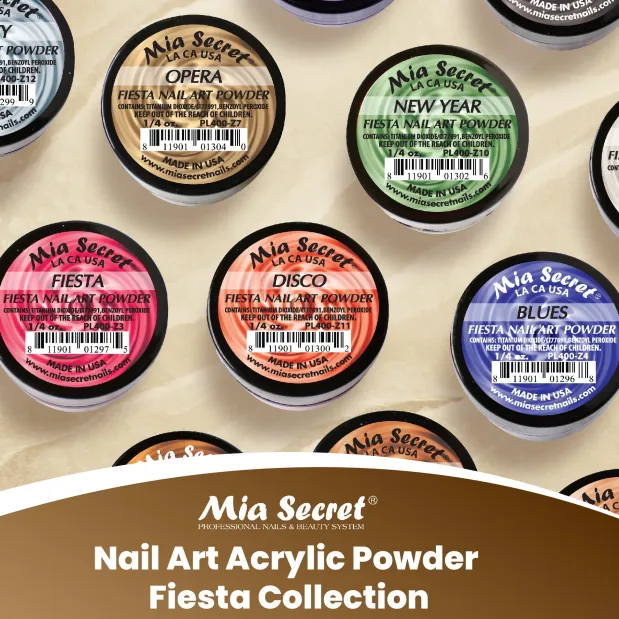 Fiesta Nail Art Powder Collection