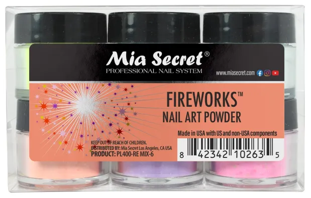 Firework Nail Art Powder Collection (6PC)