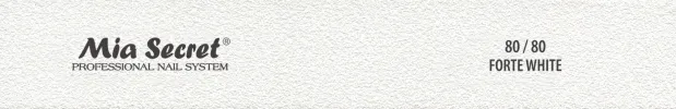 Forte White Jumbo Nail File (singles)