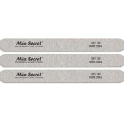Forte Zebra Straight Nail File 100/100 Pink Center