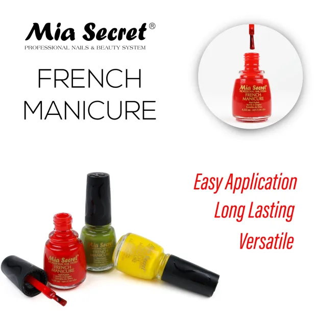 French Manicure Pure Black