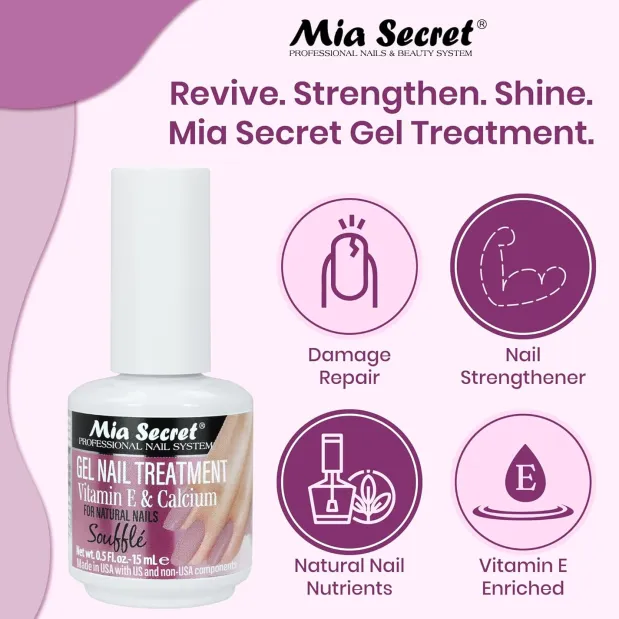 Gel Nail Treatment (With Vitamin E & Calcium)