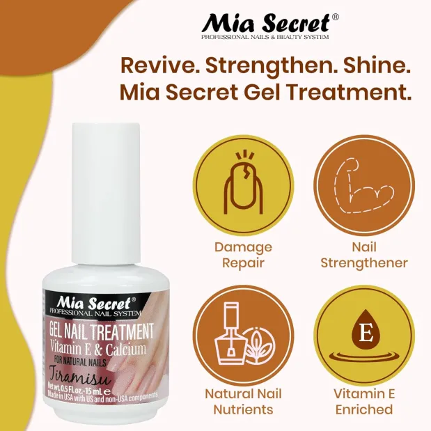 Gel Nail Treatment (With Vitamin E & Calcium)