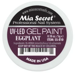 Gel Paint Eggplant
