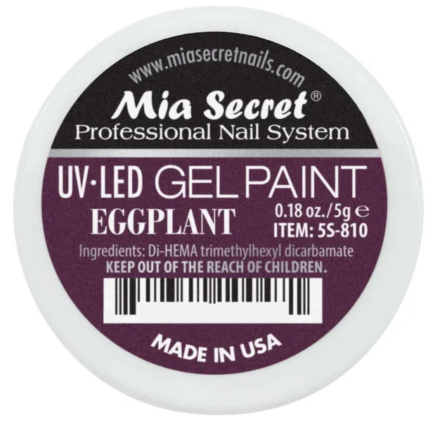 Gel Paint Eggplant