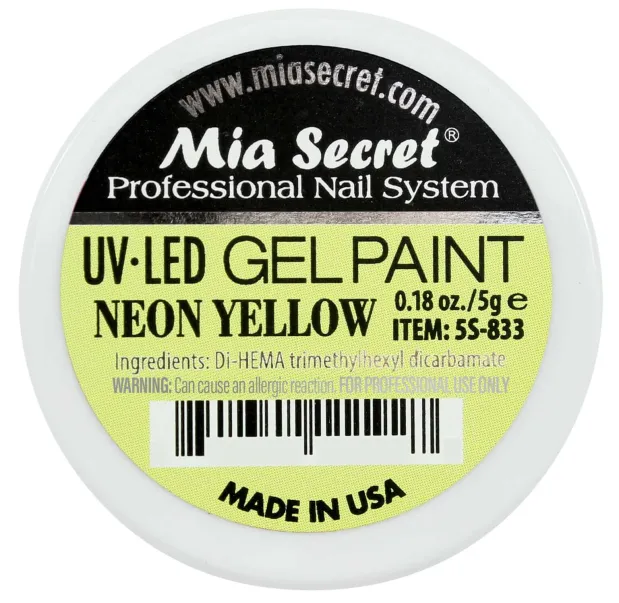 Gel Paint Neon Yellow