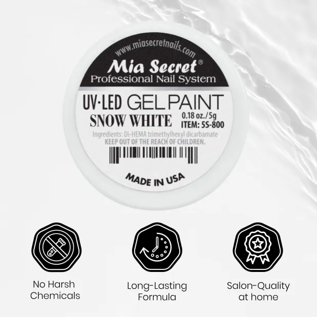 Gel Paint Snow White