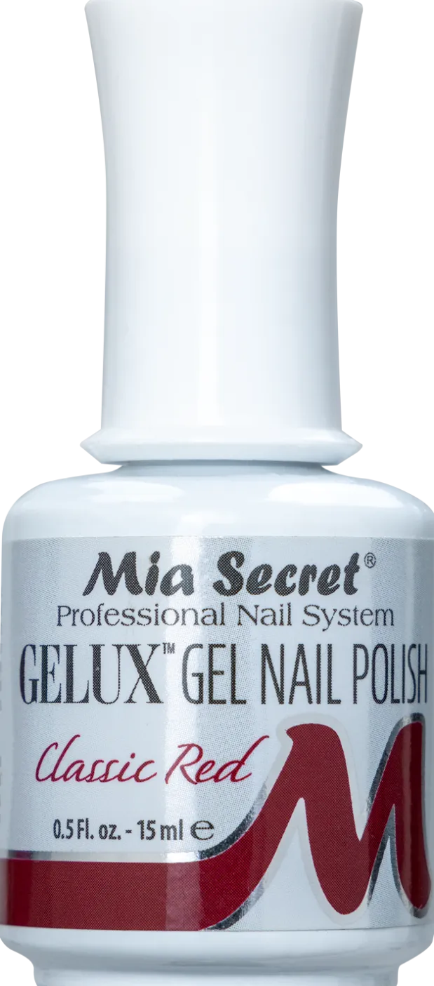 Gelux Gel Polish Classic Red