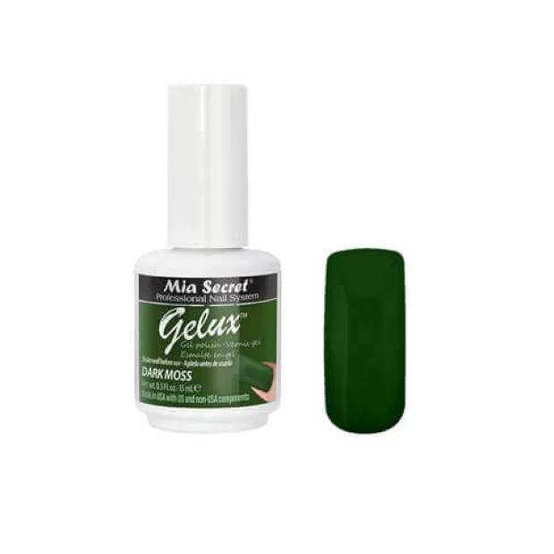Gelux Gel Polish Dark Moss