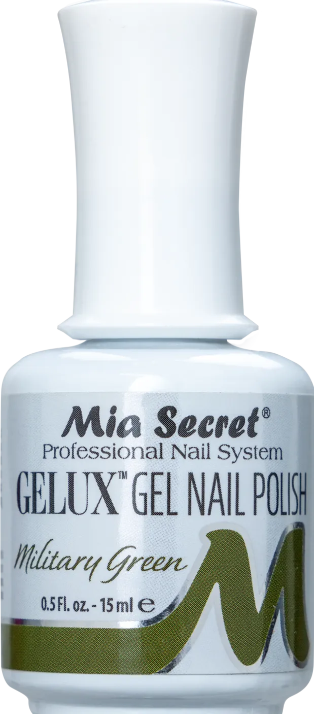 Gelux Gel Polish Military Green