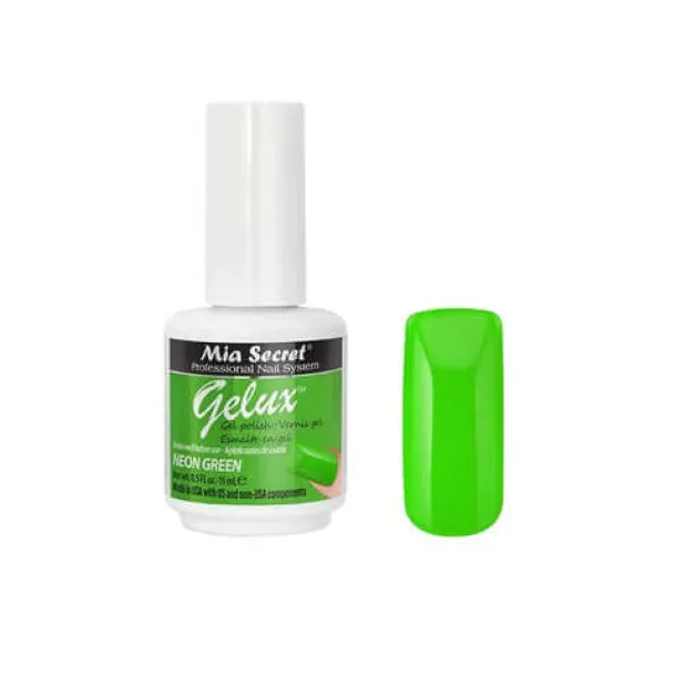 Gelux Gel Polish Neon Green