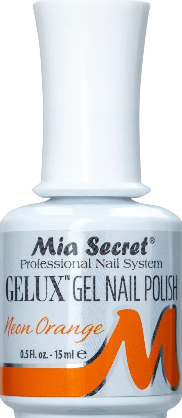 Gelux Gel Polish Neon Orange