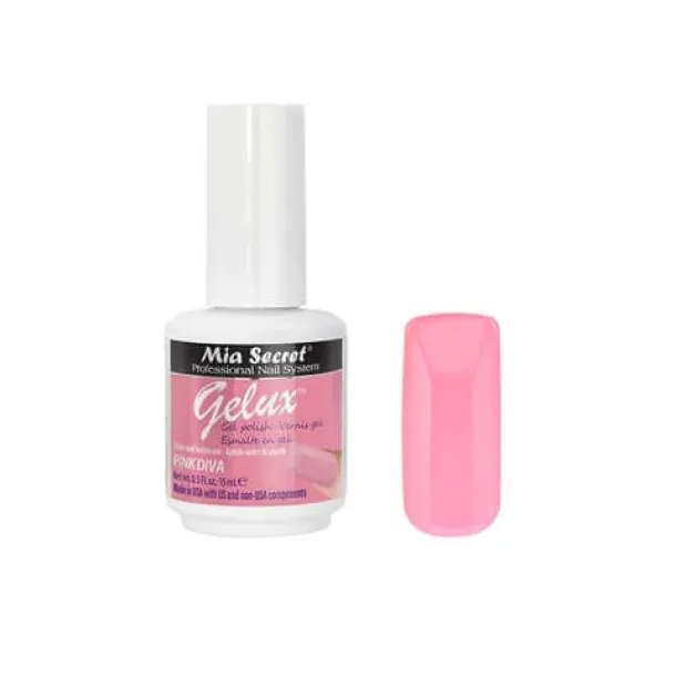 Gelux Gel Polish Pink Diva