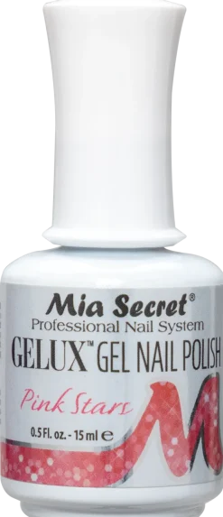 Gelux Gel Polish Pink Stars