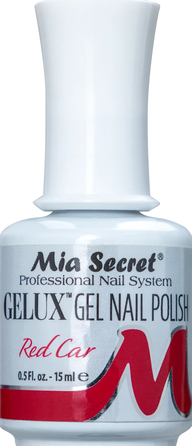 Gelux Gel Polish Red Car