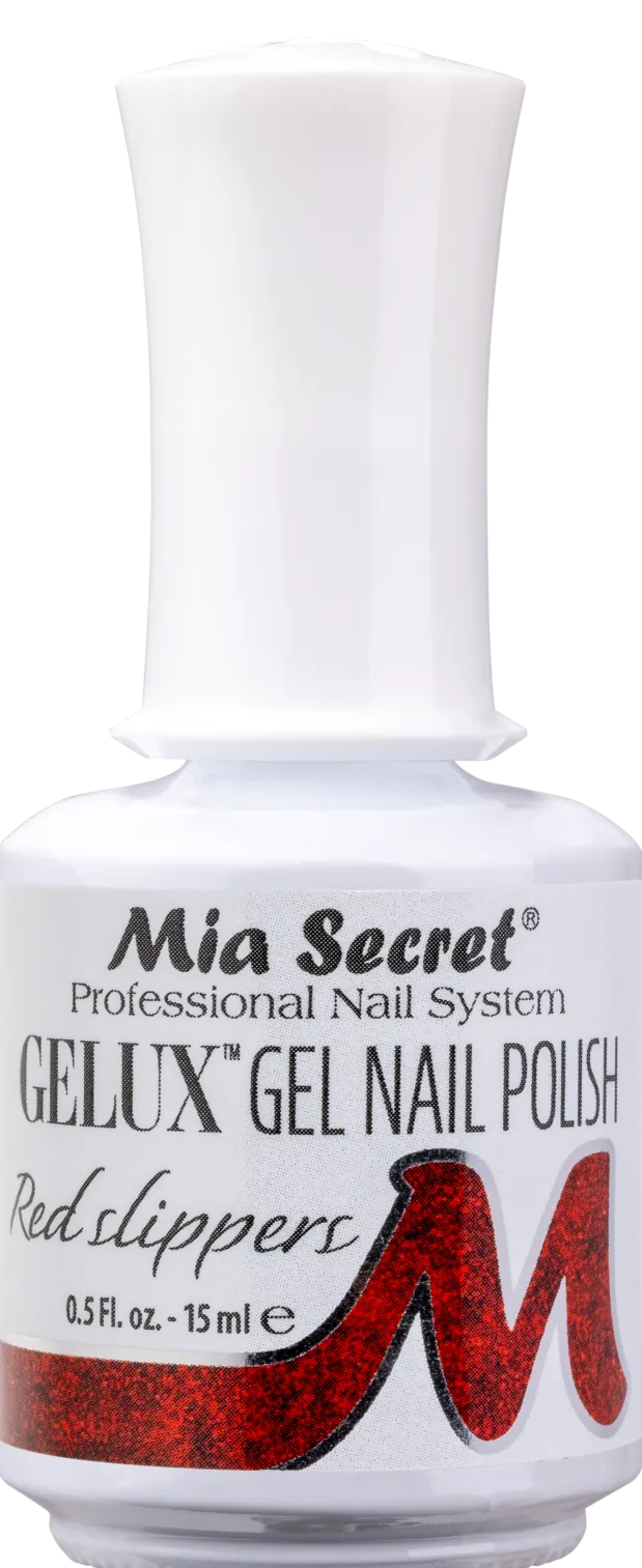 Gelux Gel Polish Red Slippers