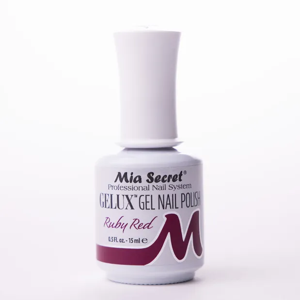 Gelux Gel Polish Ruby Red