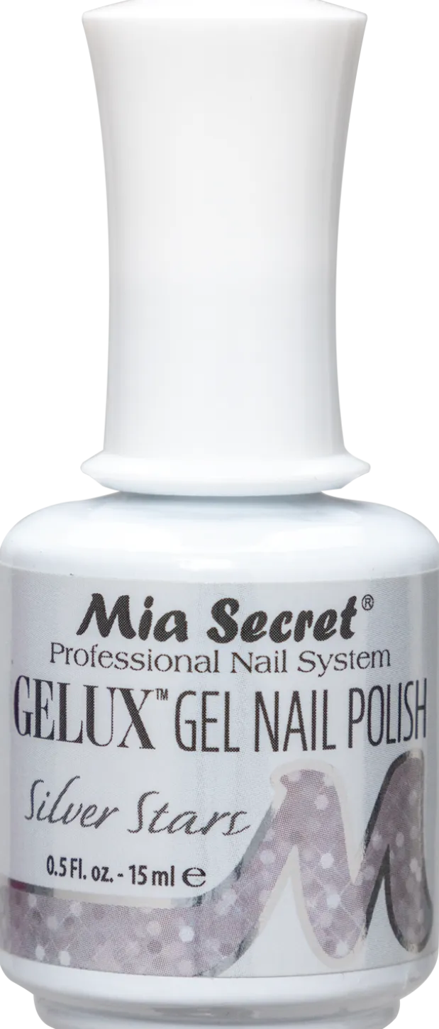Gelux Gel Polish Silver Stars