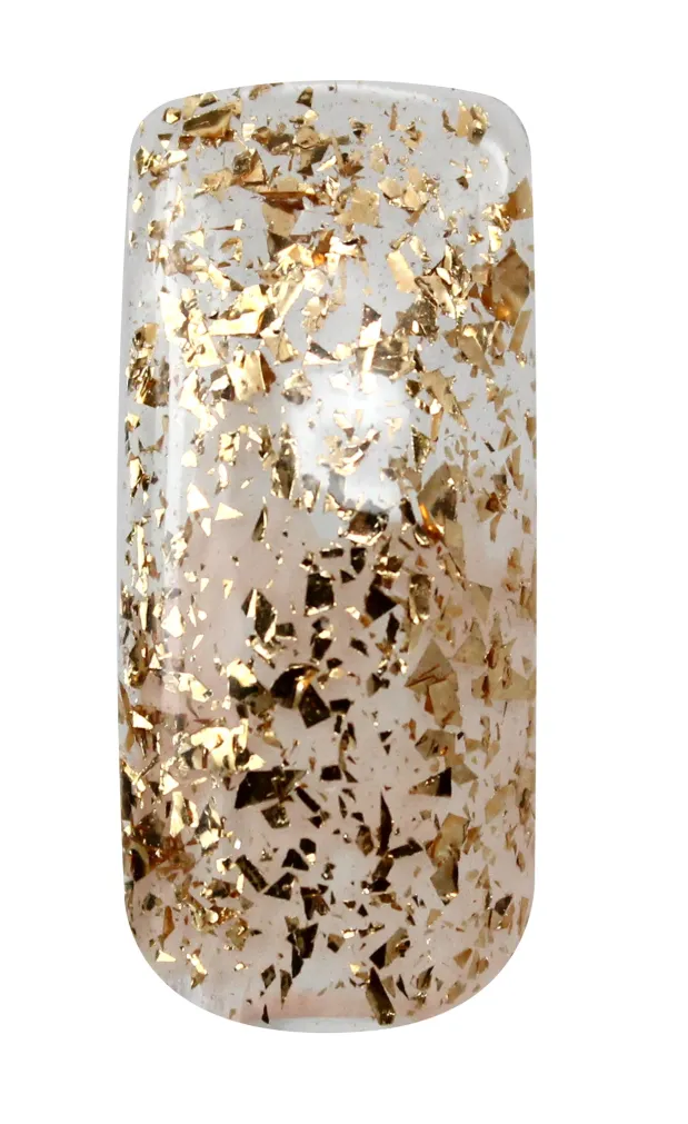 Gelux Gel Polish Top Gold Foil