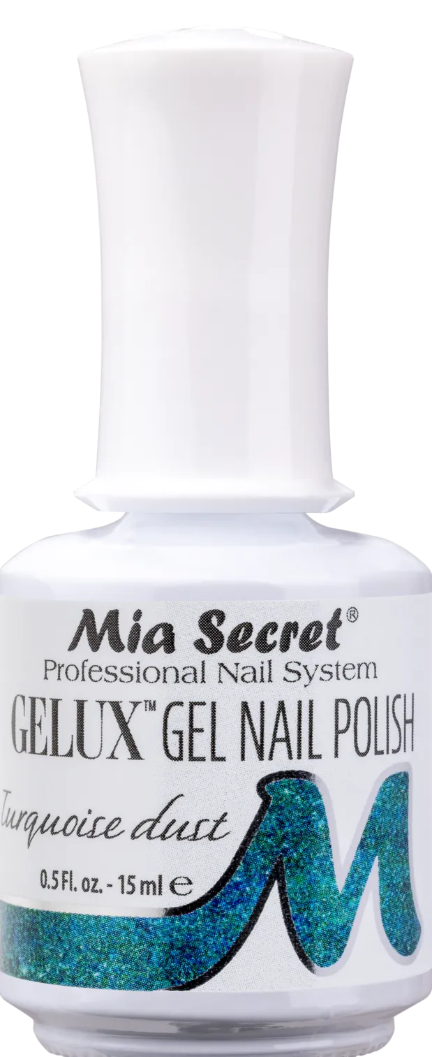 Gelux Gel Polish Turquoise Dust