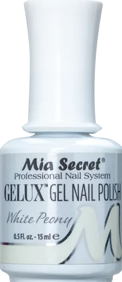 Gelux Gel Polish White Peony