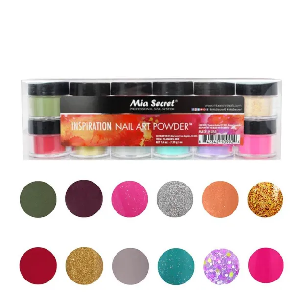 Inspiration Nail Art Powder Collection (12PC)