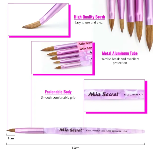Kolinsky Nail Brushes