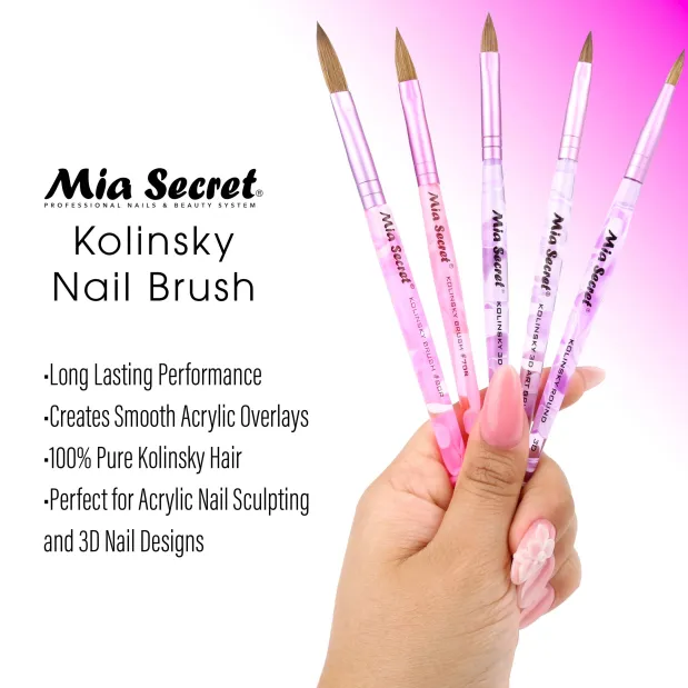 Kolinsky Nail Brushes