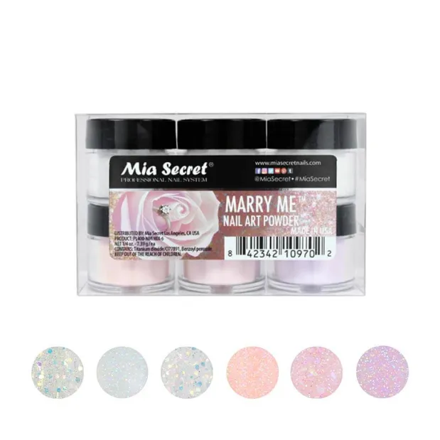 Marry Me Nail Art Powder Collection (6PC)