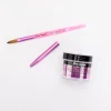 Mia Selects (Pink STAR Acrylic Powder 2 oz., Kolinsky Nail Brush 10 OR)