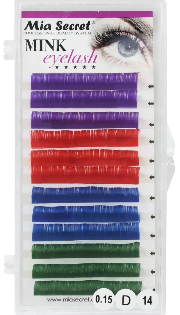 Mink Eyelash Color Mix Extensions