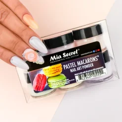 Pastel Macarons Nail Art Powder Collection (6PC)