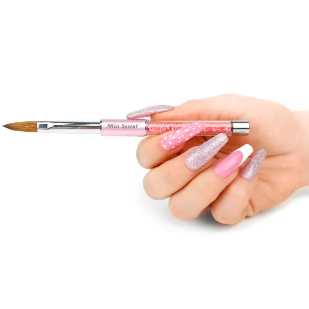 Premier Nail Brushes (Silver/Pink)