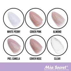 Soak off Soft Gel Nail Tips Clear 504 pcs