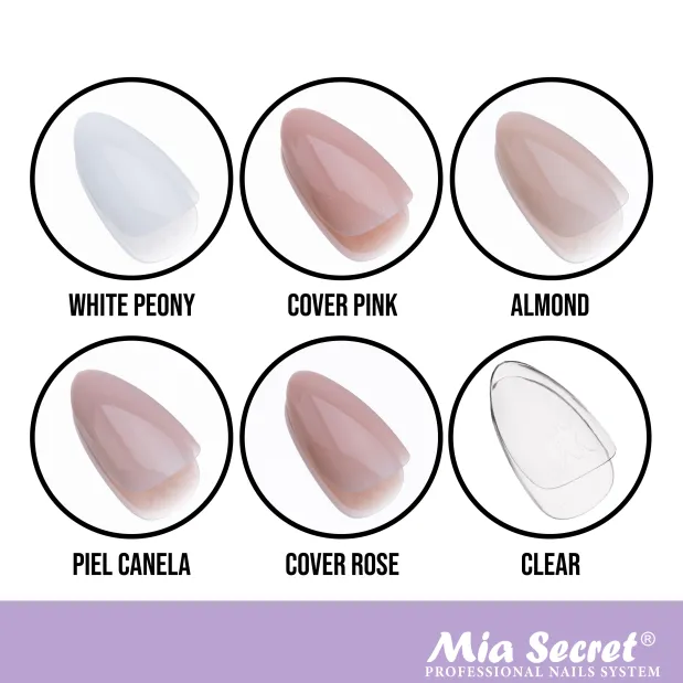 Soak off Soft Gel Nail Tips Clear 504 pcs