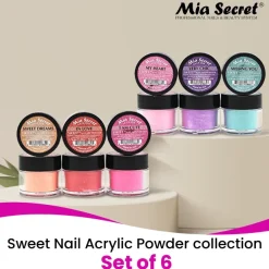 Sweet Nail Art Powder Collection (6PC)
