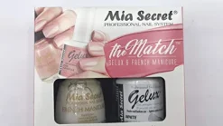 The Match (Gelux and French Manicure Combo) White