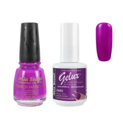 The Match (Gelux and French Manicure Combo) Paris