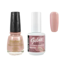 The Match (Gelux and French Manicure Combo) Pink