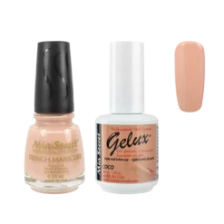 The Match (Gelux and French Manicure Combo) Coco