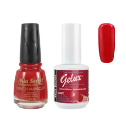 The Match (Gelux and French Manicure Combo) Love