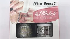 The Match (Gelux and French Manicure Combo) Silver Stars